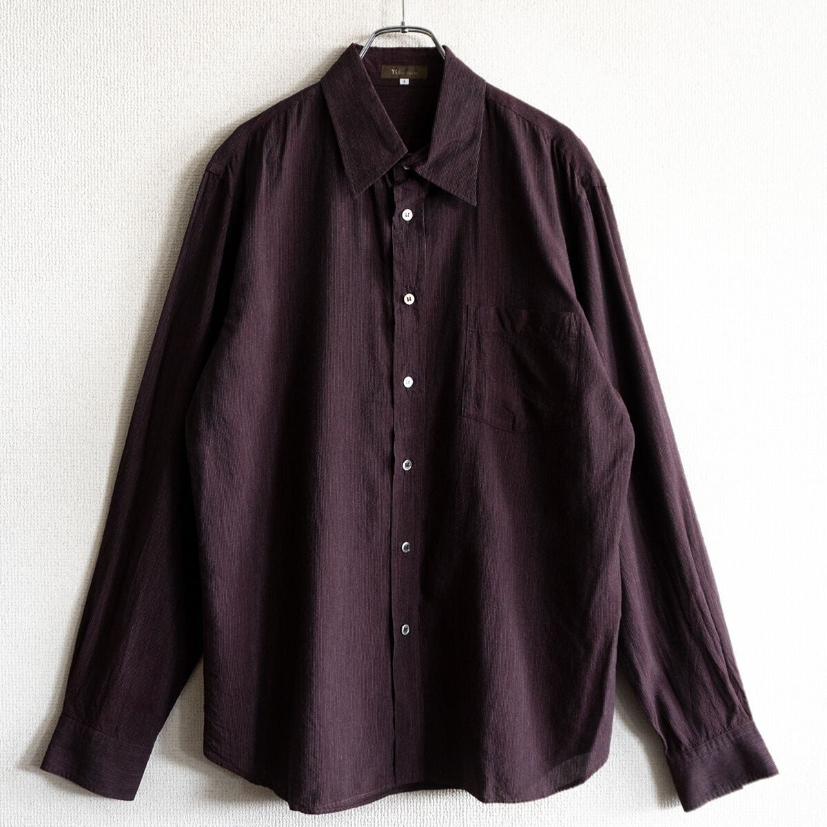 90s/赤タグ】Y's for men【ボックスシルエット レーヨン シャツ 】M