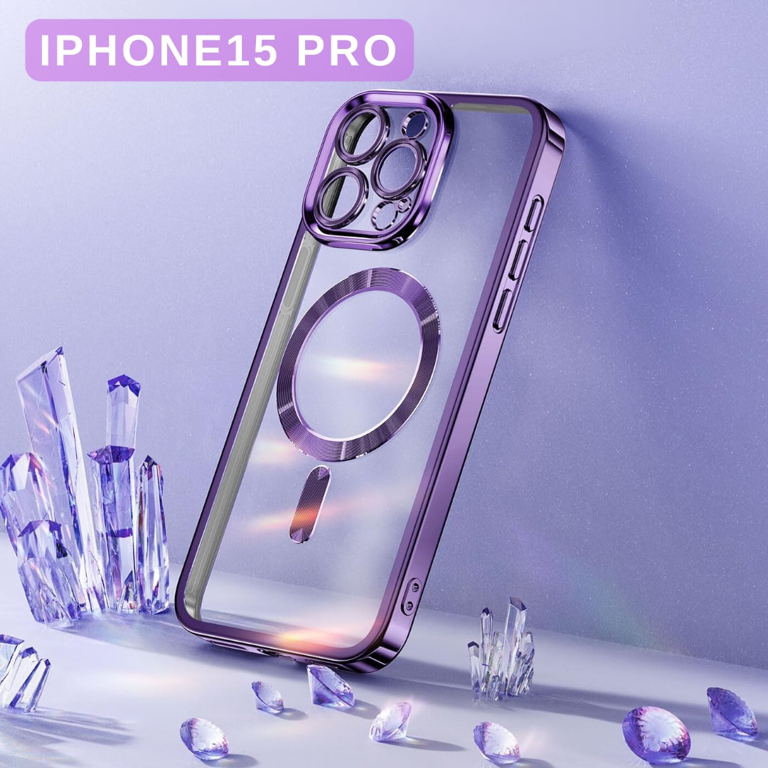 iPhone 15 Pro ケース 耐衝撃 磁力強い ストラップホール付き MagSafe