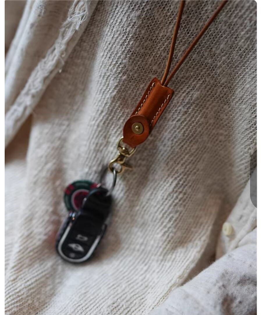 レザー◆キーネックレス【e-70261】