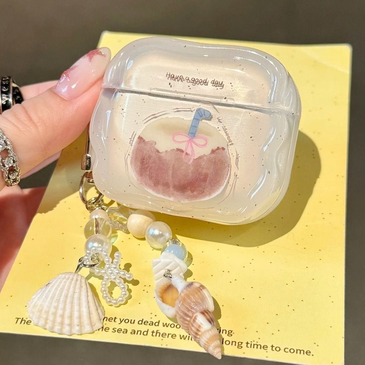 ココナッツモチーフairpodsケース airpods4 airpods pro3 ケース