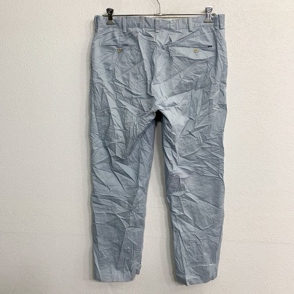 W35★古着 ラルフローレン Ralph Lauren ブランド チノ パンツ チノパン メンズ 90年代 90s HAMMOND コットン 紺 ネイビー 24oct07 中古 ボトムス ロング 古着 Polo Ralph Lauren 「RL-5」 5ポケット サイドアジャスター チノ