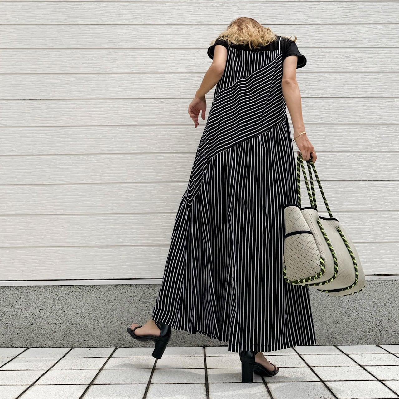 ストライプジャンプスーツ | Q♡