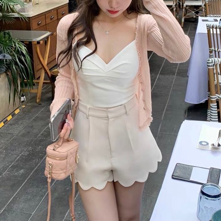 スカラップショートパンツ Pr Perle De Rosee