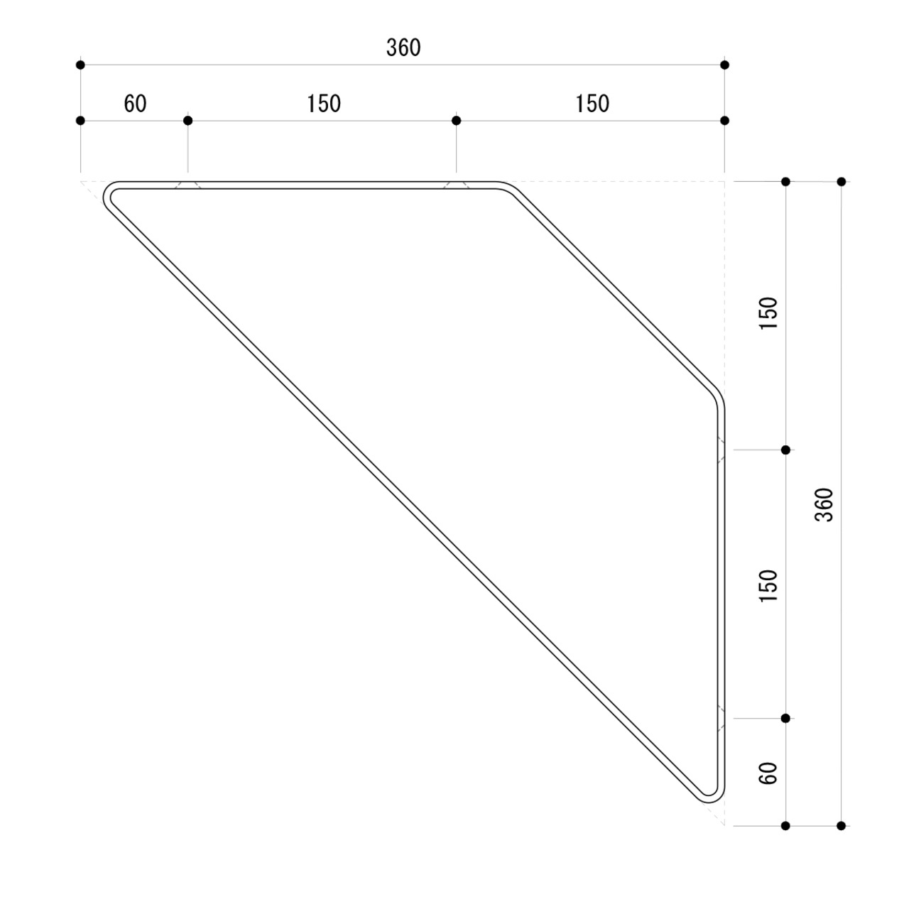 DISPLAY STOOL・D-360 (Steel)