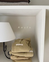 韓国子供服 / 26Autumn / Aosta / モルモル襟Tシャツ / 秋服 *S~XXL*