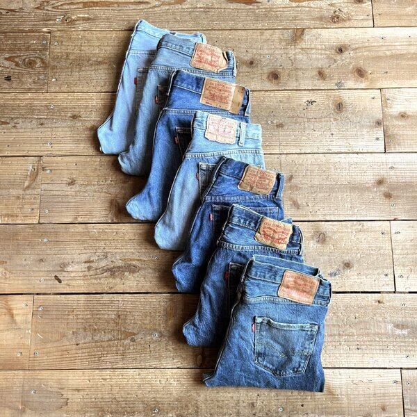 1点物◇USA製ビンテージ80sリーバイス501濃紺ジーンズ古着メンズ28