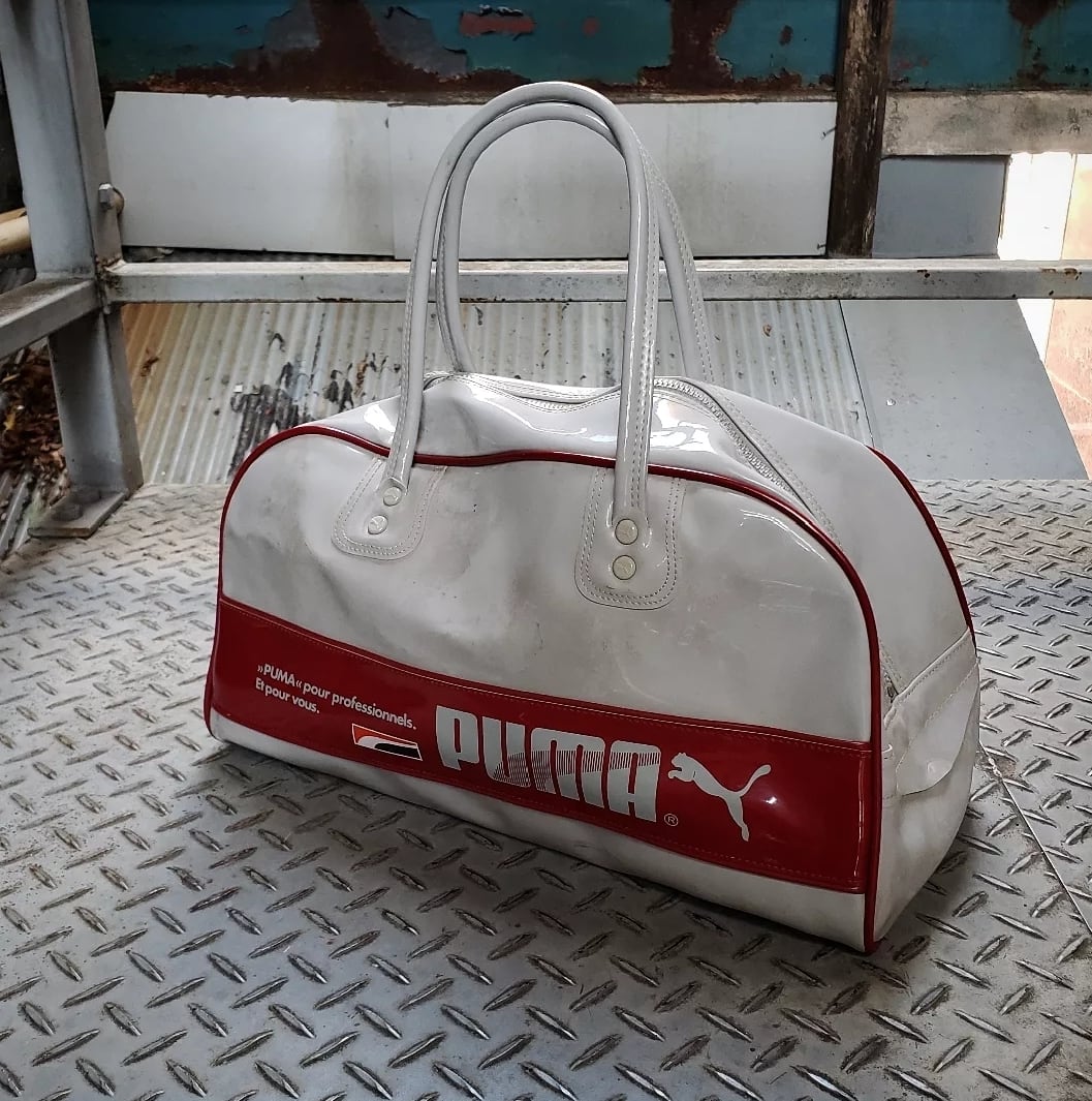 80s90s PUMA レトロ　ハンドバッグ　ボストンバッグ