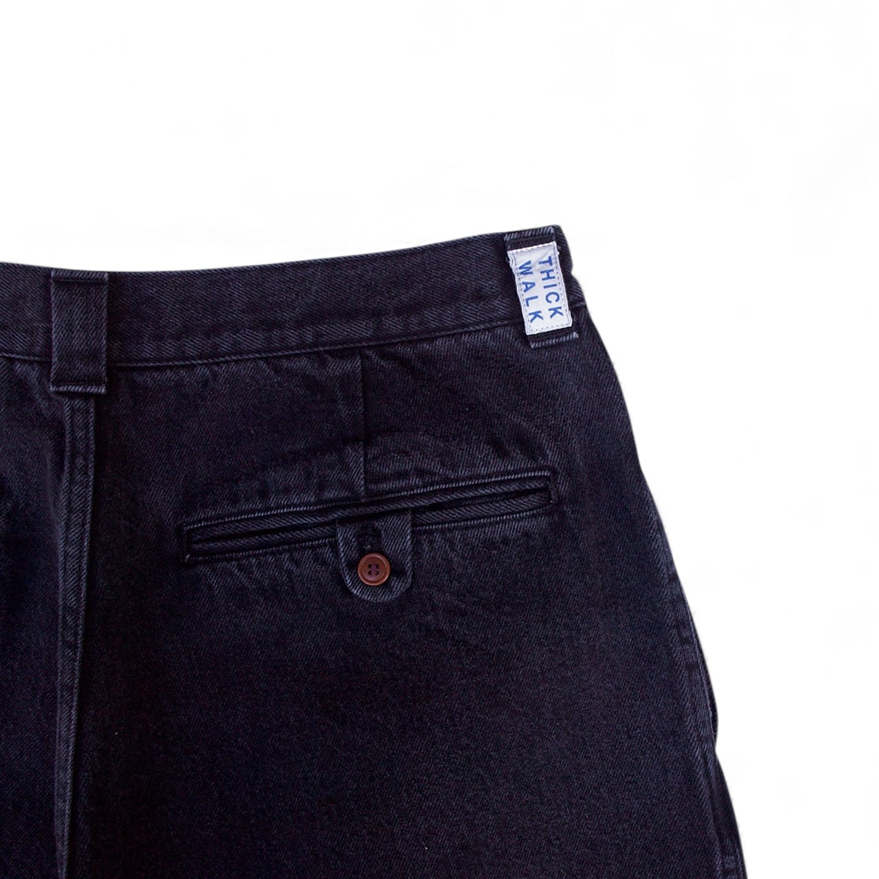 NOROLL, THICKWALK PANTS BLACK DENIM | not wonder store