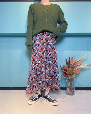 Swedish ARMY Zip-Up Wool Sweater (size6)