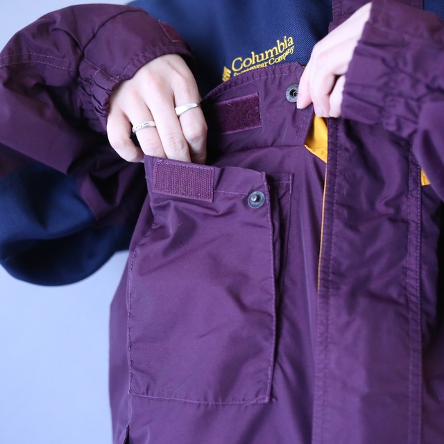 "Columbia" 薩摩芋 good color over silhouette mountain jacket