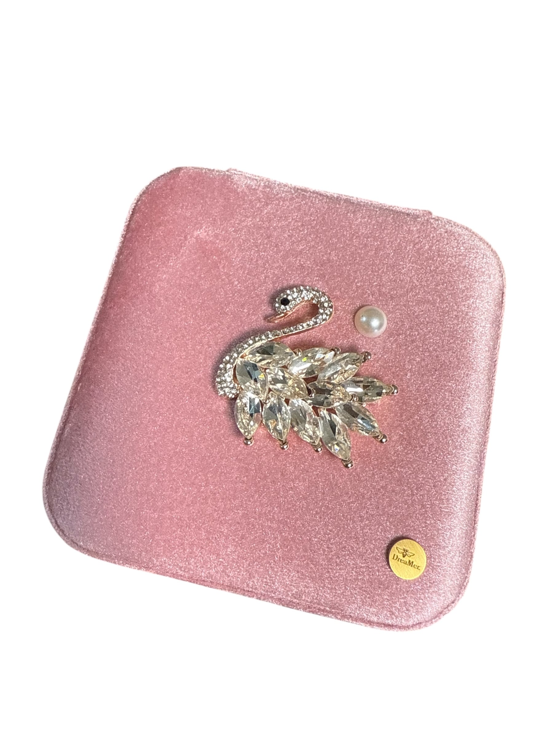 新品　Swan Jewelry Box サクラピンク 約14日間発送【Jewelry Box】Mirror Box/Swan Jewelry Box/卓上BOX