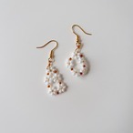 大人可愛い ビーズで編む フラワービーズリングピアス / イヤリング｜サムネイル2