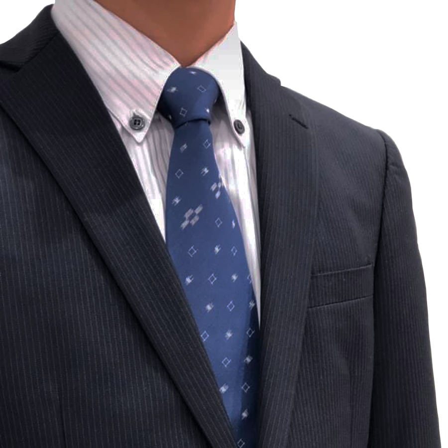 総絣柄 ネクタイ [MINSAH] 【送料無料】 | あざみ屋 公式オンライン