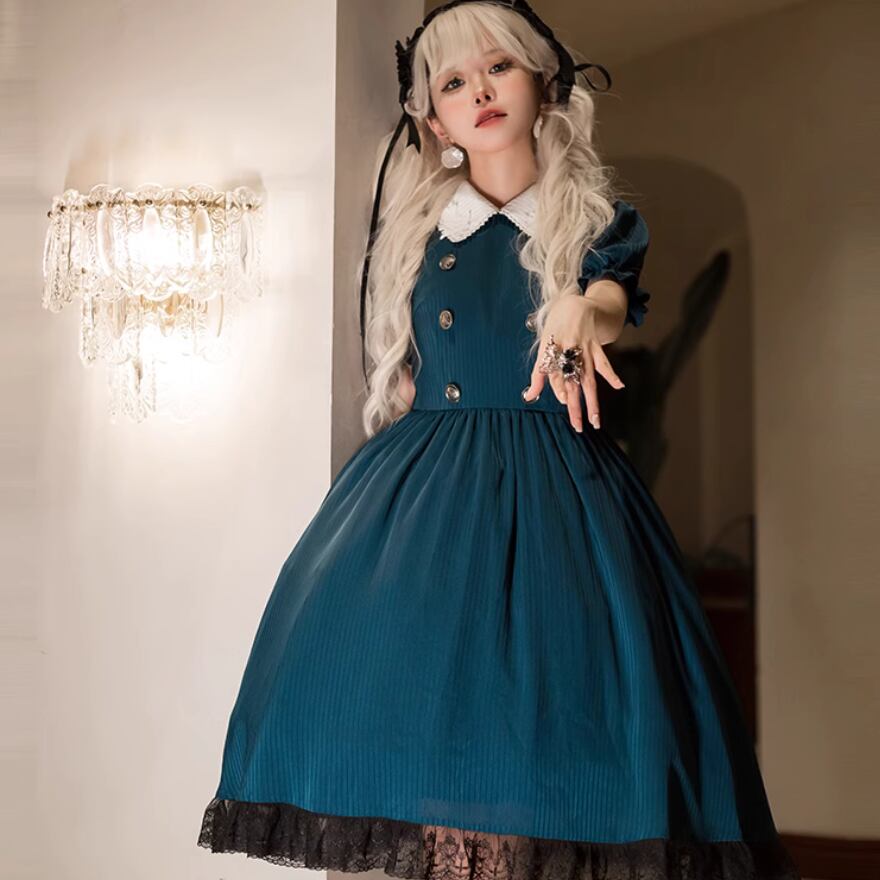 ロリータファッション通販 SEASONZ クラロリ ワンピ 異世界執事 ロリータファッション通販 SEASONZ クラロリ ワンピ 異世界執事