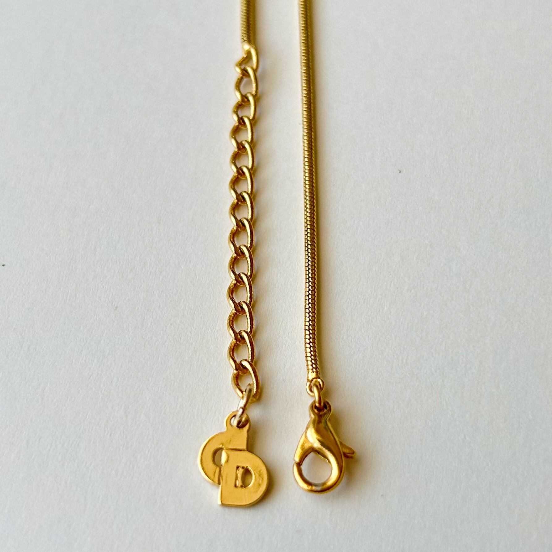 N5110】Christian Dior trotter 2way necklace/クリスチャンディオール