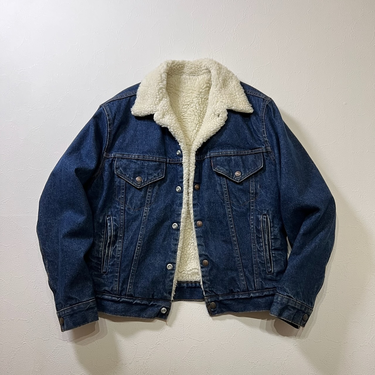 80s〜90s Levi’s デニムボアジャケット Gジャン リーバイス インディゴブルー 古着