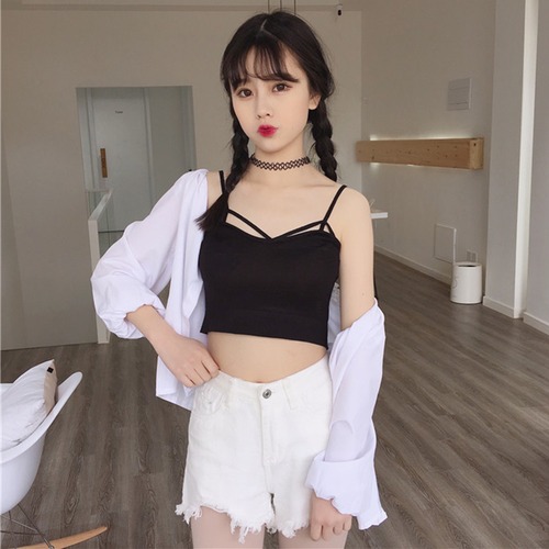 ✞ トップス クロススタンダードストライプ ショート レトロ ✞ゴスロリ SM ミリ 甘ロリ クラロリ 和ロリ エレガント 黒ロリ 姫ロリ 華ロリ BB-BB9838322