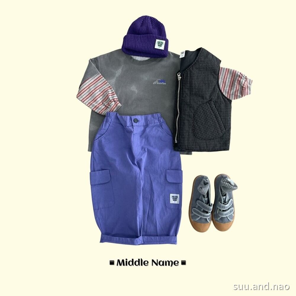 取寄:middlename ビッグポケットカーゴパンツ※送料無料