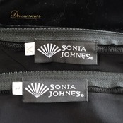 フラメンコ 衣装 SONIA JOHNES ソニアジョーンズ ツーピース セットアップ 上下セット ブラック系 黒 ベロア ボランテ フリル 無地 レース 高級感 上品 ダンス パーティ 発表会 フラメンコ衣装 エレガント 華やか ステージ衣装 舞台衣装 レディース