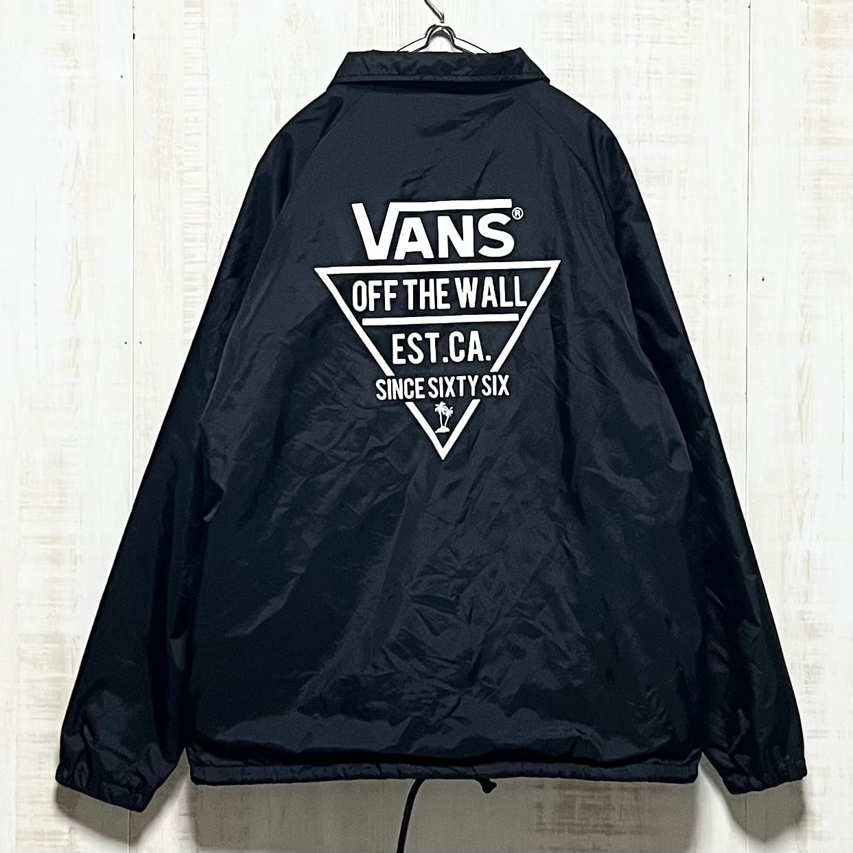 size M】VANS バンズ コーチジャケット ナイロンジャケット ストリート