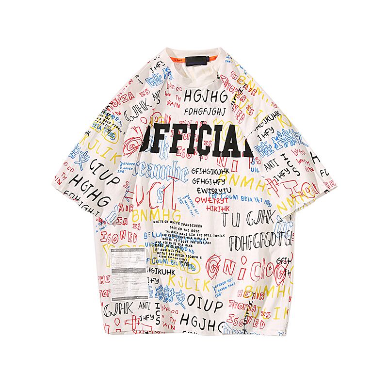 全1色 Tシャツ カットソー プリント カジュアル シンプル