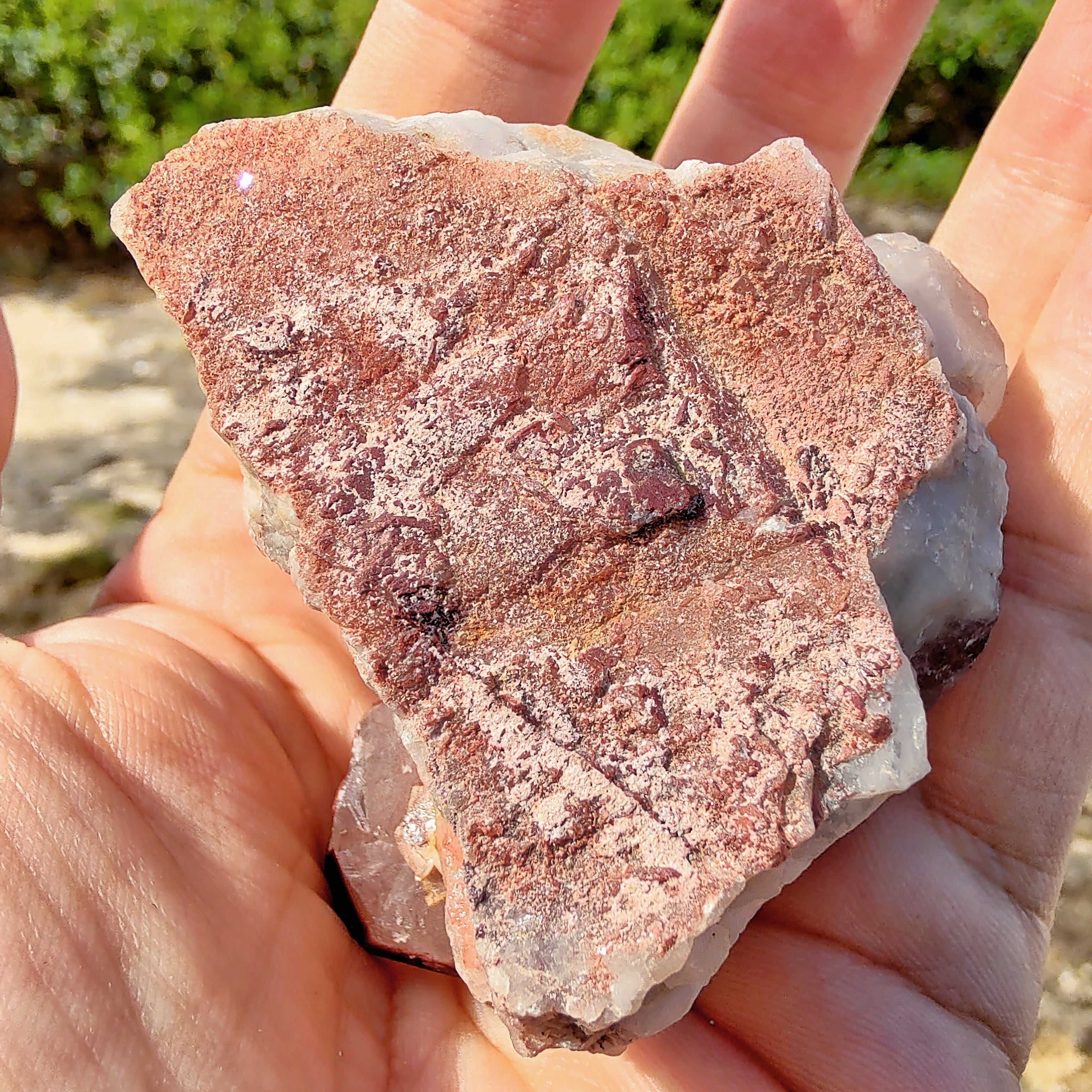 ◇大きい◇ 赤水晶/ ガーデンクォーツ/ ファントム水晶/山入り水晶