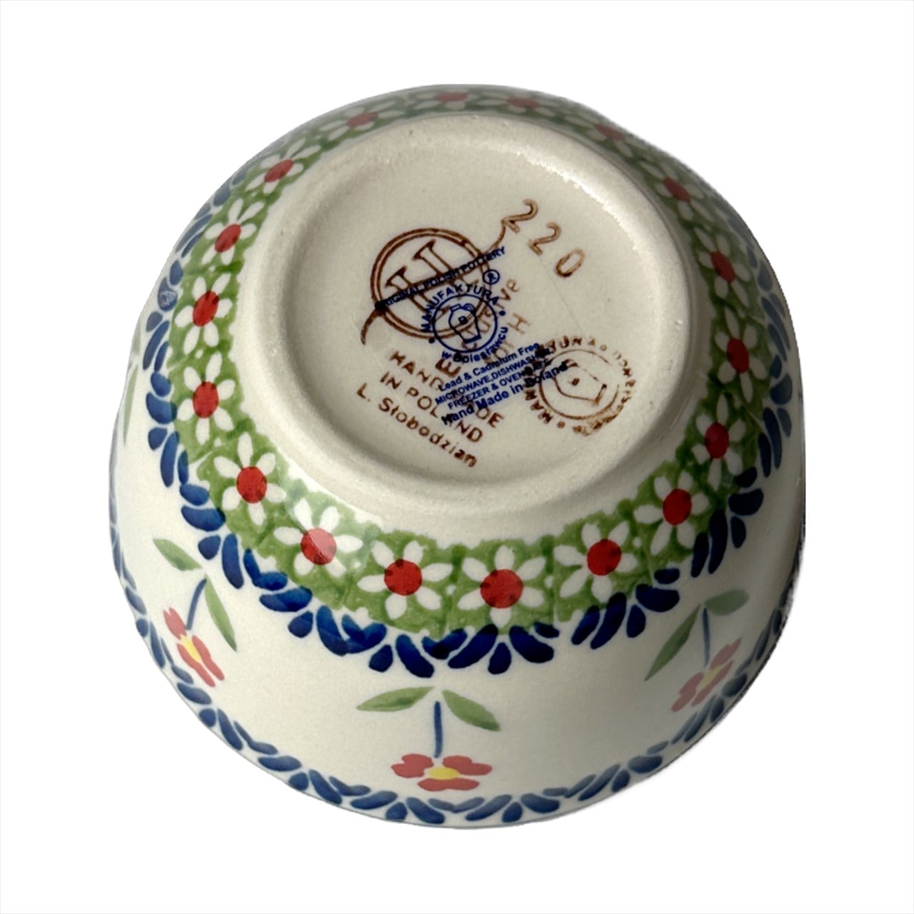 ポーリッシュポタリー ボウル M D:11cm M143-ALC57 | PAYSAGE