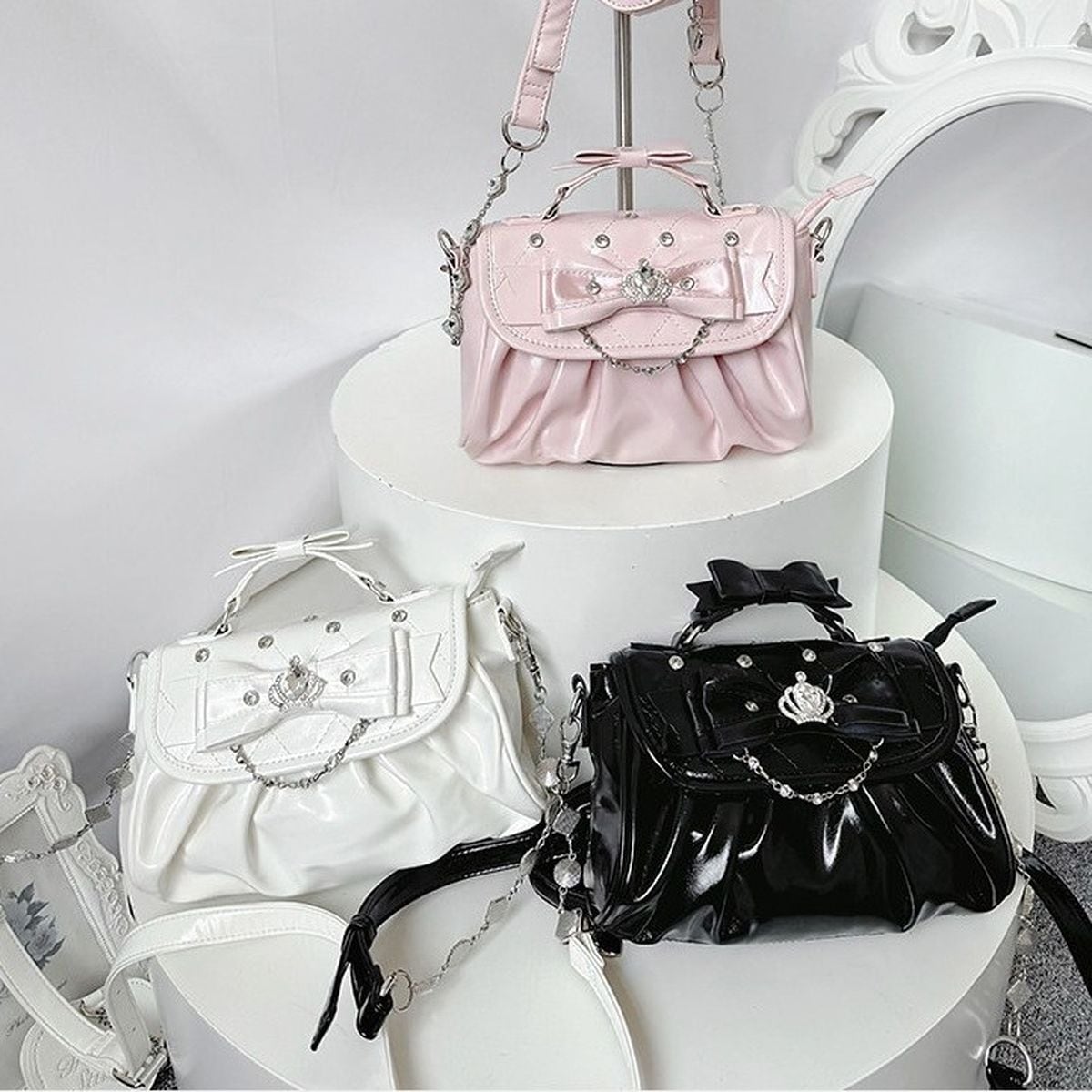 プリンセスティアラ・キルティングリボンバッグ | Maiden's Rêve