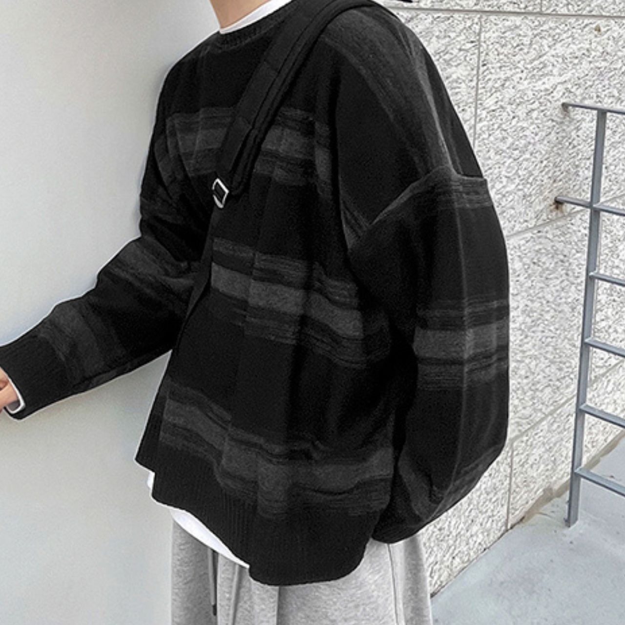 ランダムボーダーニット　MT0080330