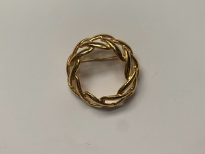 〈vintage〉open circle brooch