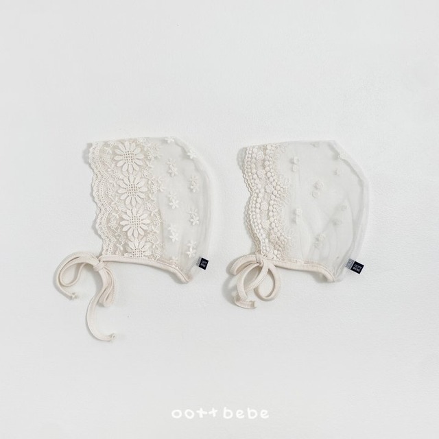 【取寄】oottbebe｜lace bonnet｜レースボンネット｜one size｜baby｜26 spring
