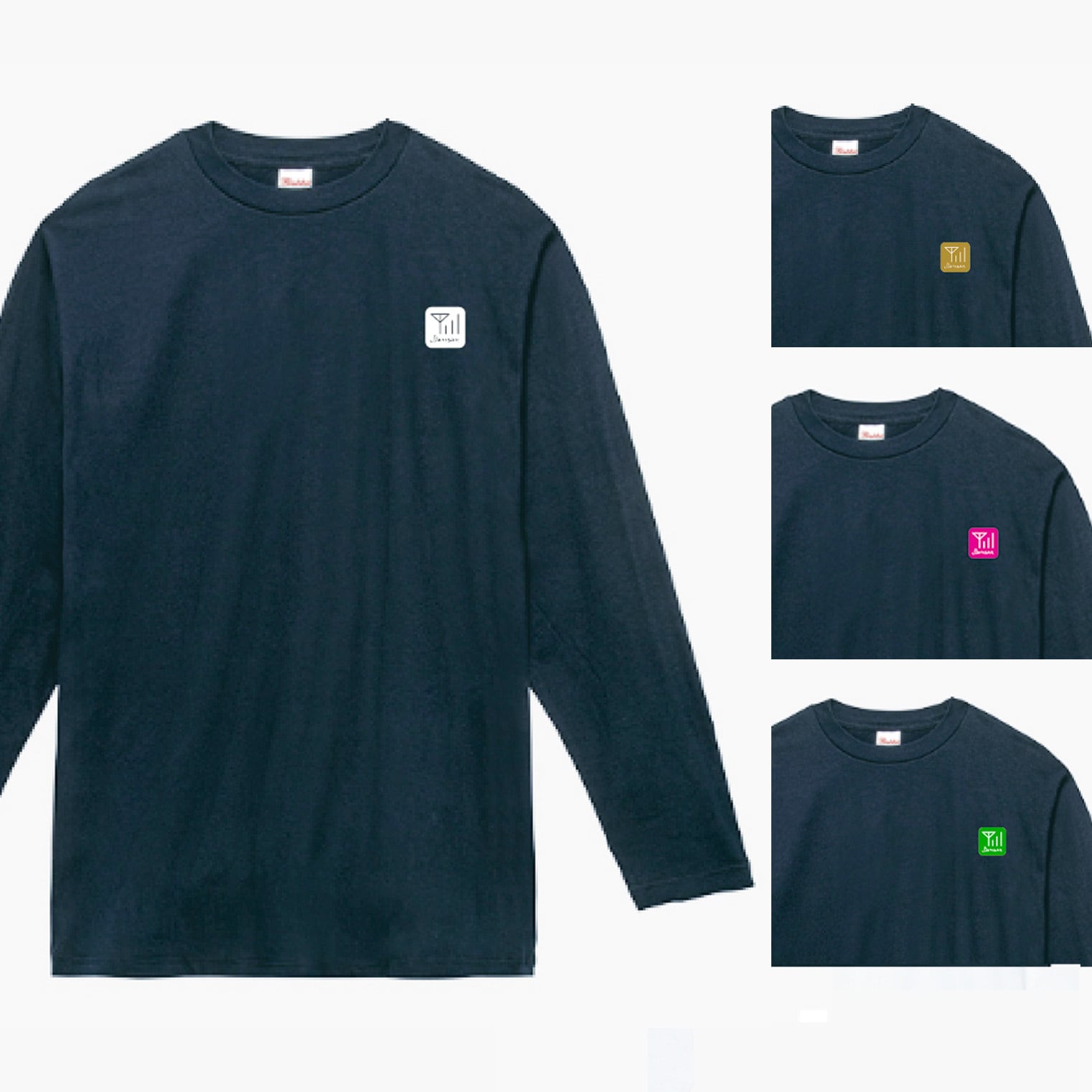 バリ3】ロングTシャツ / ブラック 全4色 | 夜桜企画 秋田