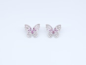 ピンクバタフライ ( ピアス / イヤリング )THE HANY限定カラー