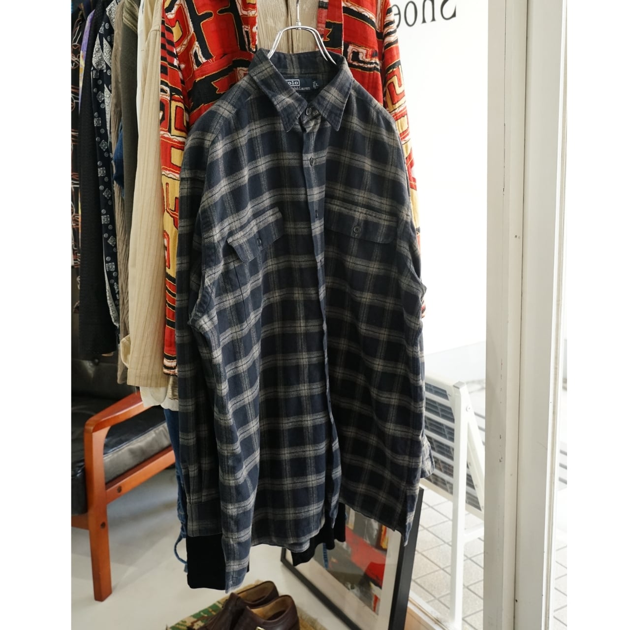 Polo Ralph Lauren チェックネルシャツ BENFORD 90s L｜NA380 | Pickle