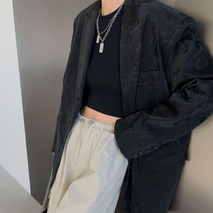 フェイクスプリングレザージャケット　LT0010031