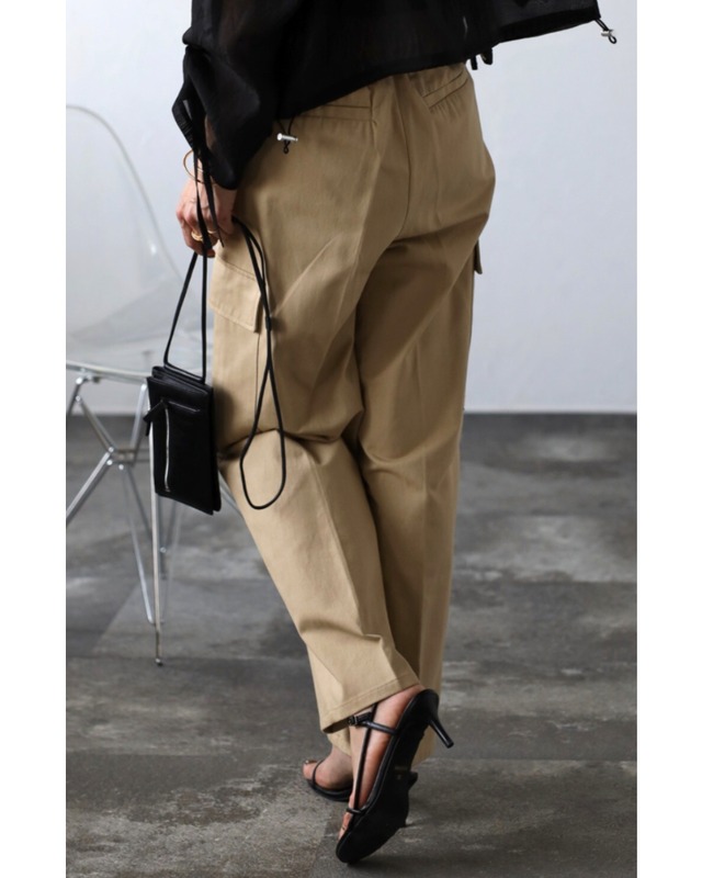 ツイルワイドカーゴパンツ