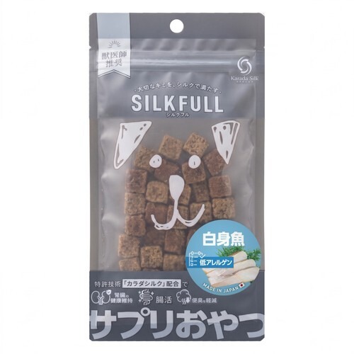 SILKFULL　シルクフル　犬用 サプリおやつ 白身魚　低アレルゲン 画像