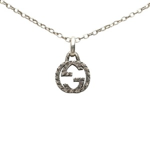 グッチ インターロッキングG ネックレス SV925 シルバー レディース GUCCI 【中古】