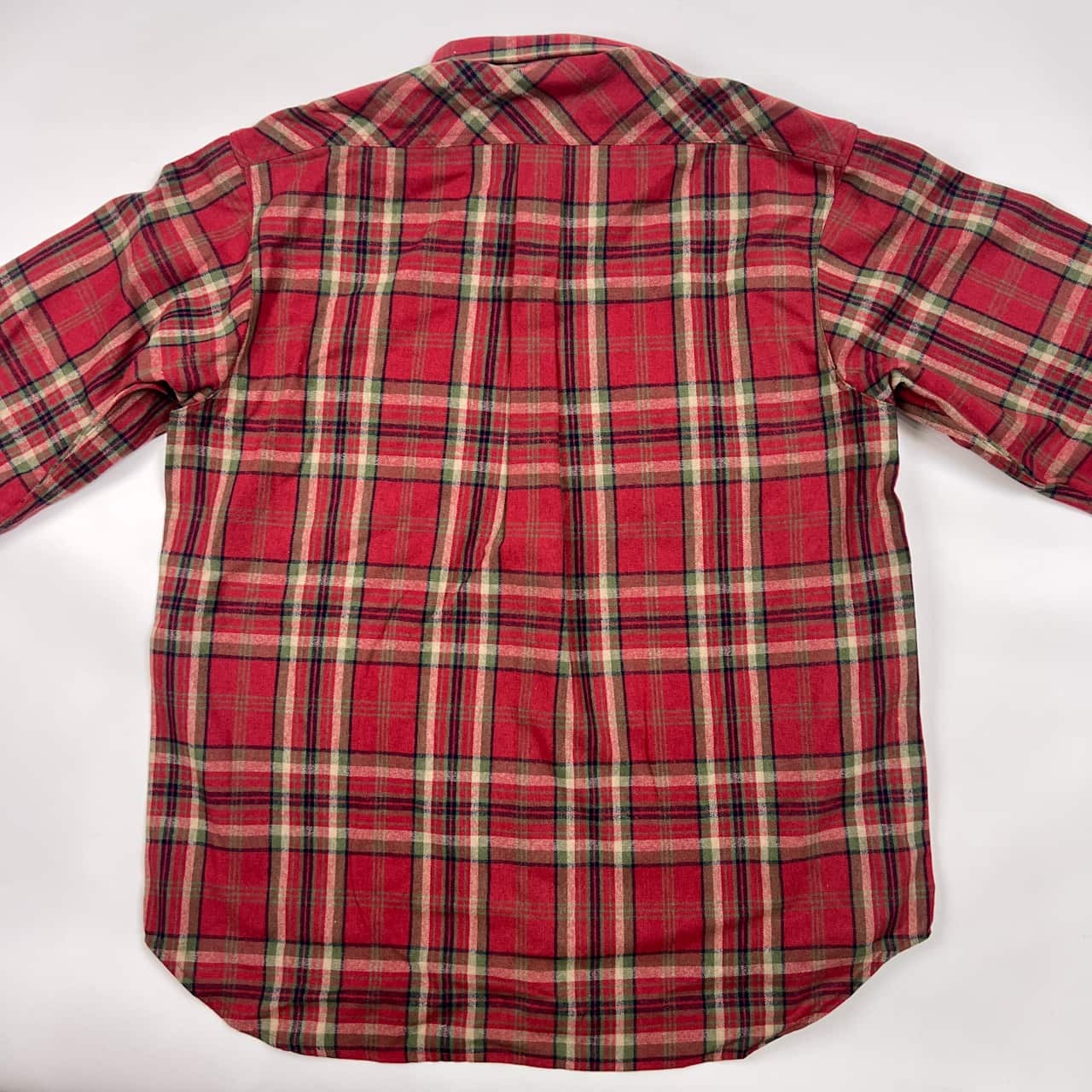 TARAS BOULBA タラスブルバ チェック 長袖 ワークシャツ L/ピンク レッド系 メンズ アシックス