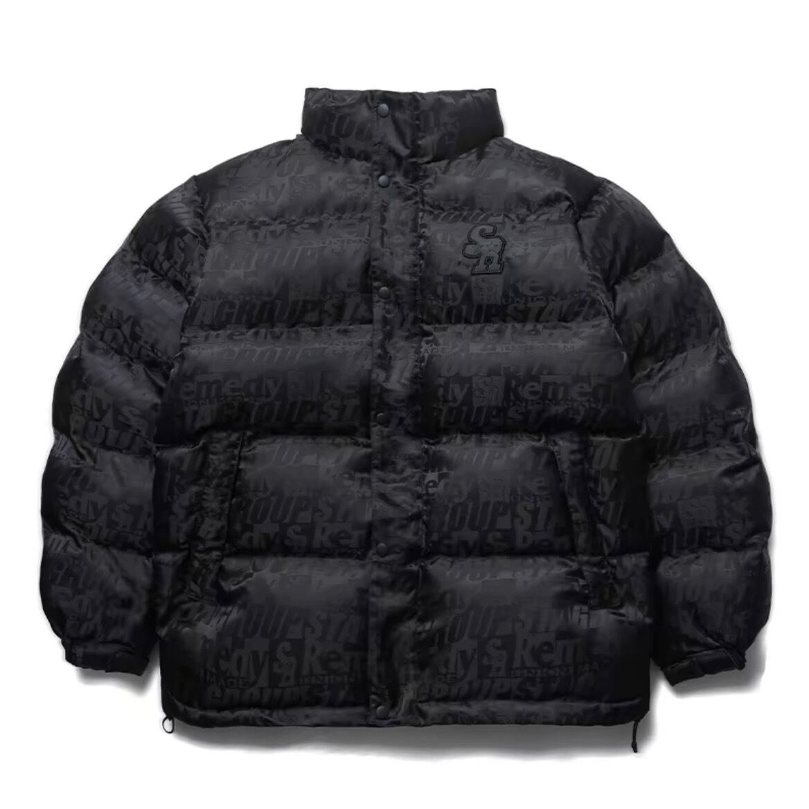 Remedy Patterned Down Jacket | Moth Tokyo