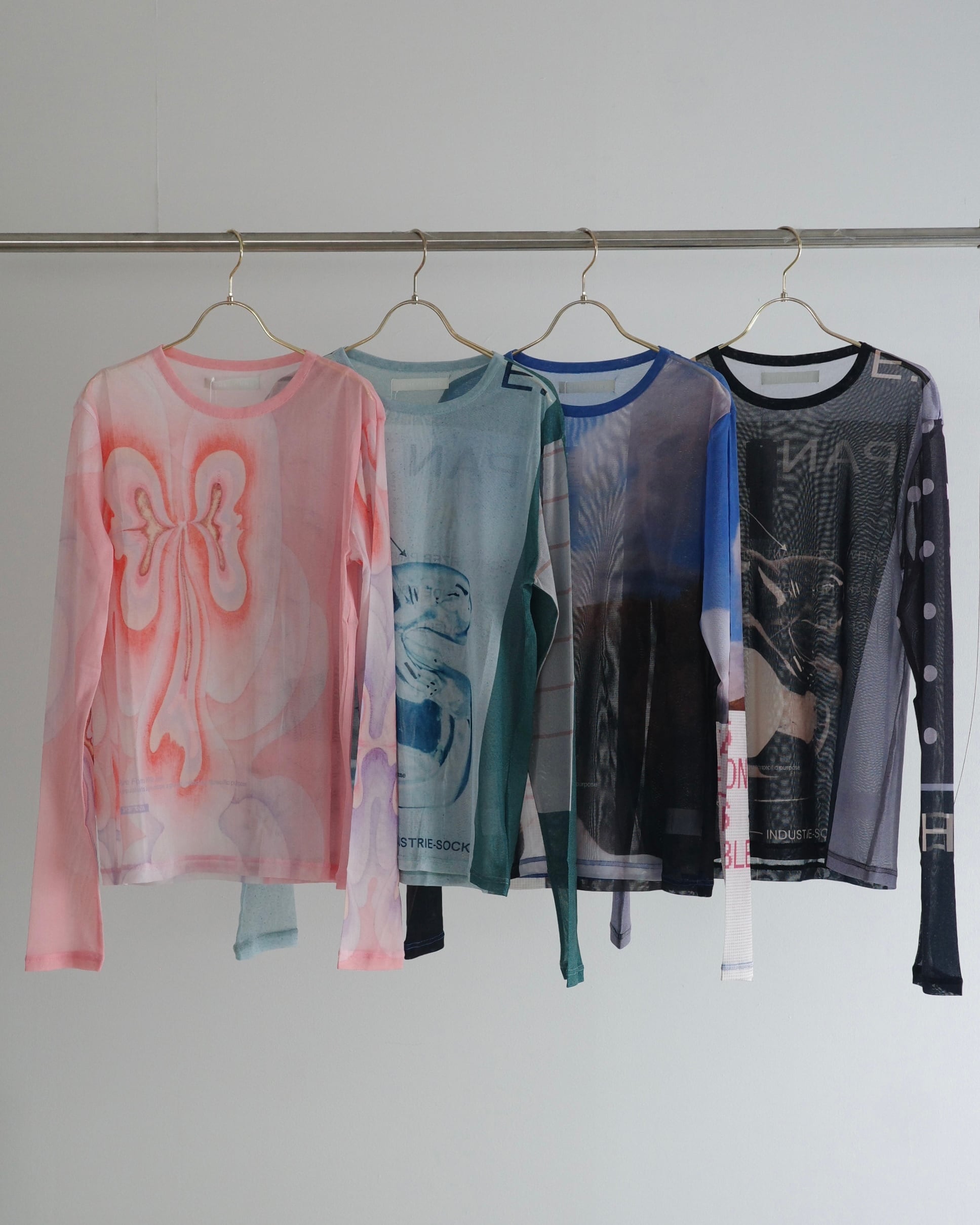 YOHEI OHNO / Graphic Mesh Top / 38 (unisex size ) | LA VILLA ROUGE