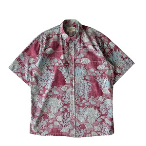 USED Aloha shirt / Cooke street / size M