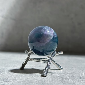 レインボーフローライト スフィア(丸玉)13◇Bicolor Fluorite Sphere◇ 天然石・パワーストーン