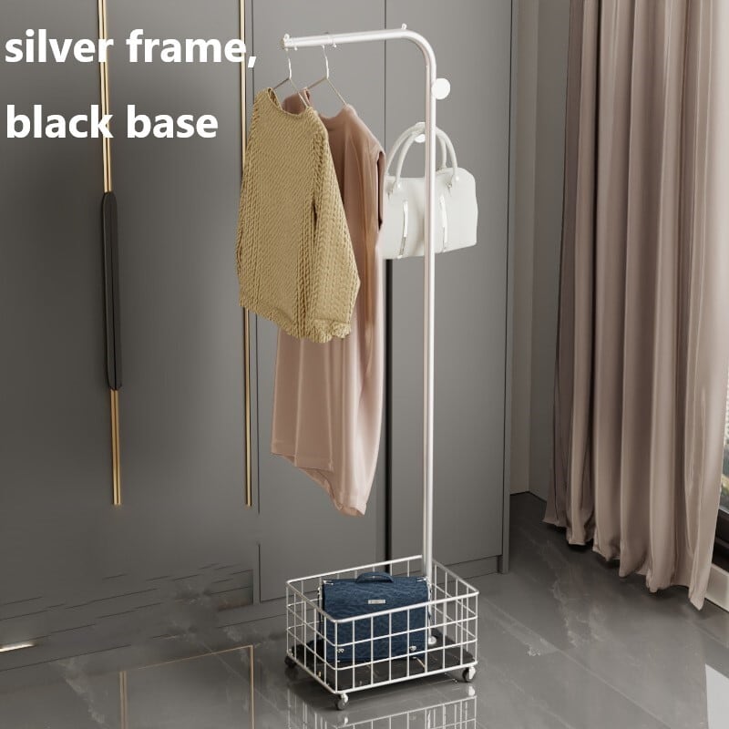 ハンガー ラック バスケット キャスター 付き おしゃれ かわいい