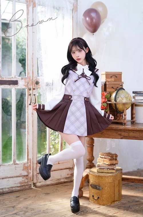 クラシカルダブルリボンセーラー《ハロウィンコスプレ5点セット》【Malymoon/マリームーン】