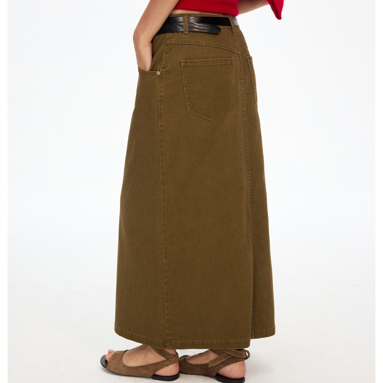 Cotton Long Skirt　T6195