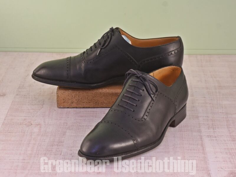 MN182 フランス製 J.M.WESTON ビジネスシューズ ストレートチップ 黒