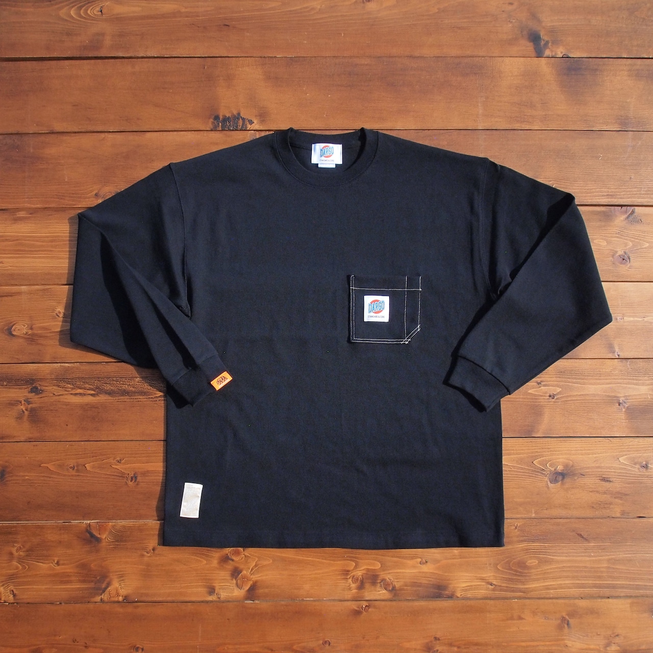 【DARGO】"9onz MAX WEIGHT" Working Pocket Long T-shirt（3color）