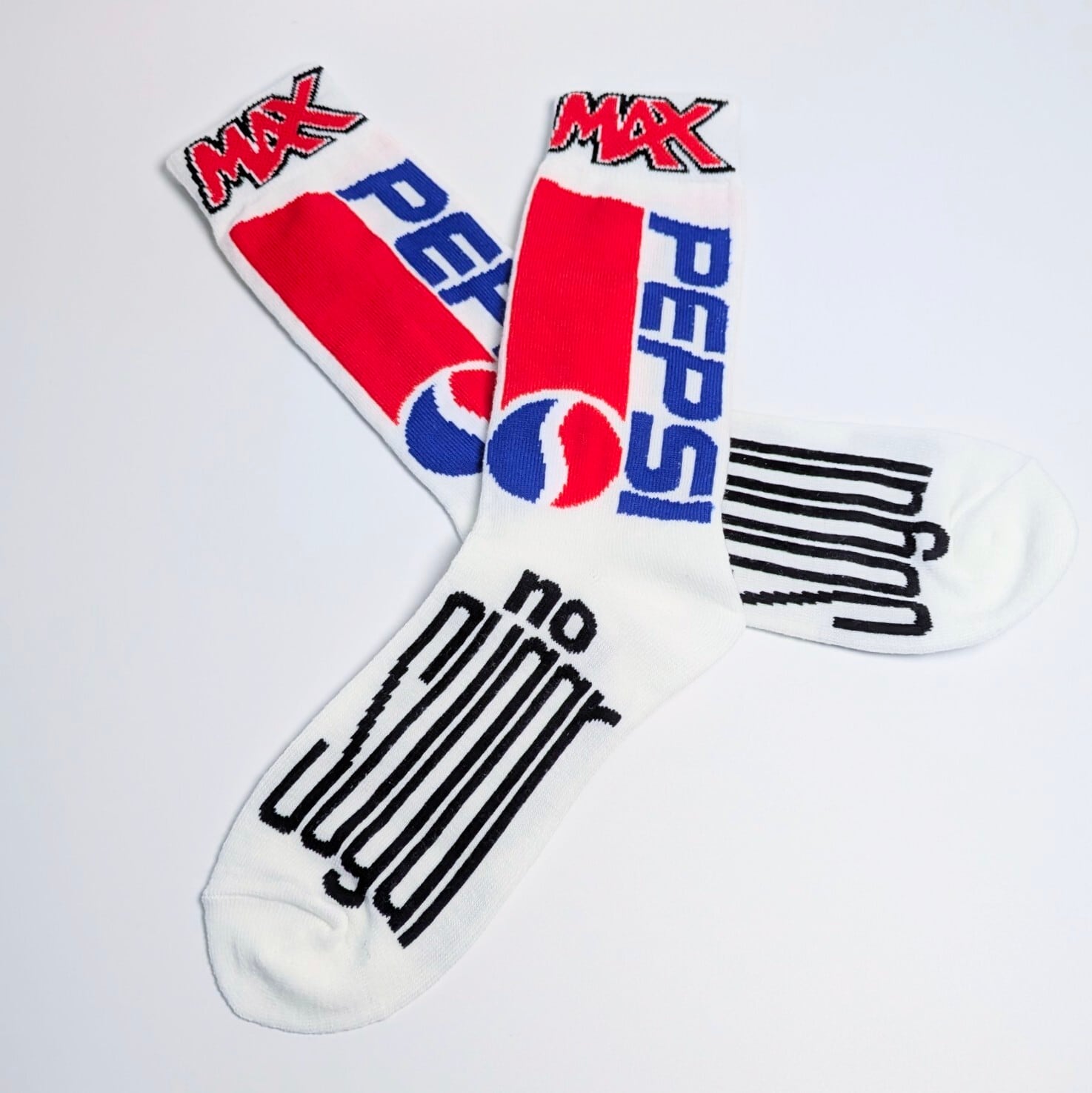【 PEPSI MAX no sugar / ペプシ マックス 】 crew socks / クルーソックス / 靴下 / ソックス〚アメリカン雑貨 アメトイ〛