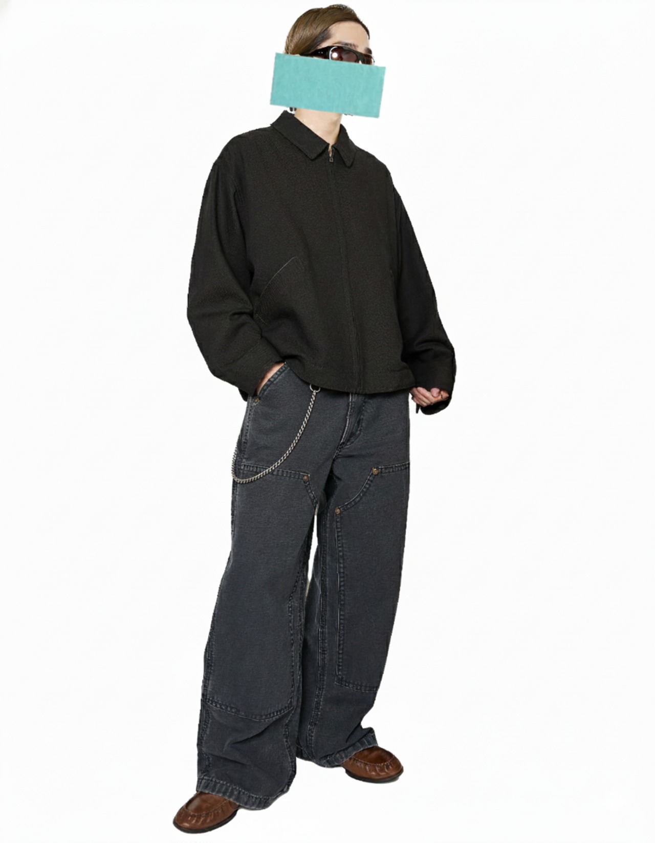 DeXeultio りゅうが ピンチェキ 505ZXX レギュラーストレート デニムパンツ ジーンズ セットアップ